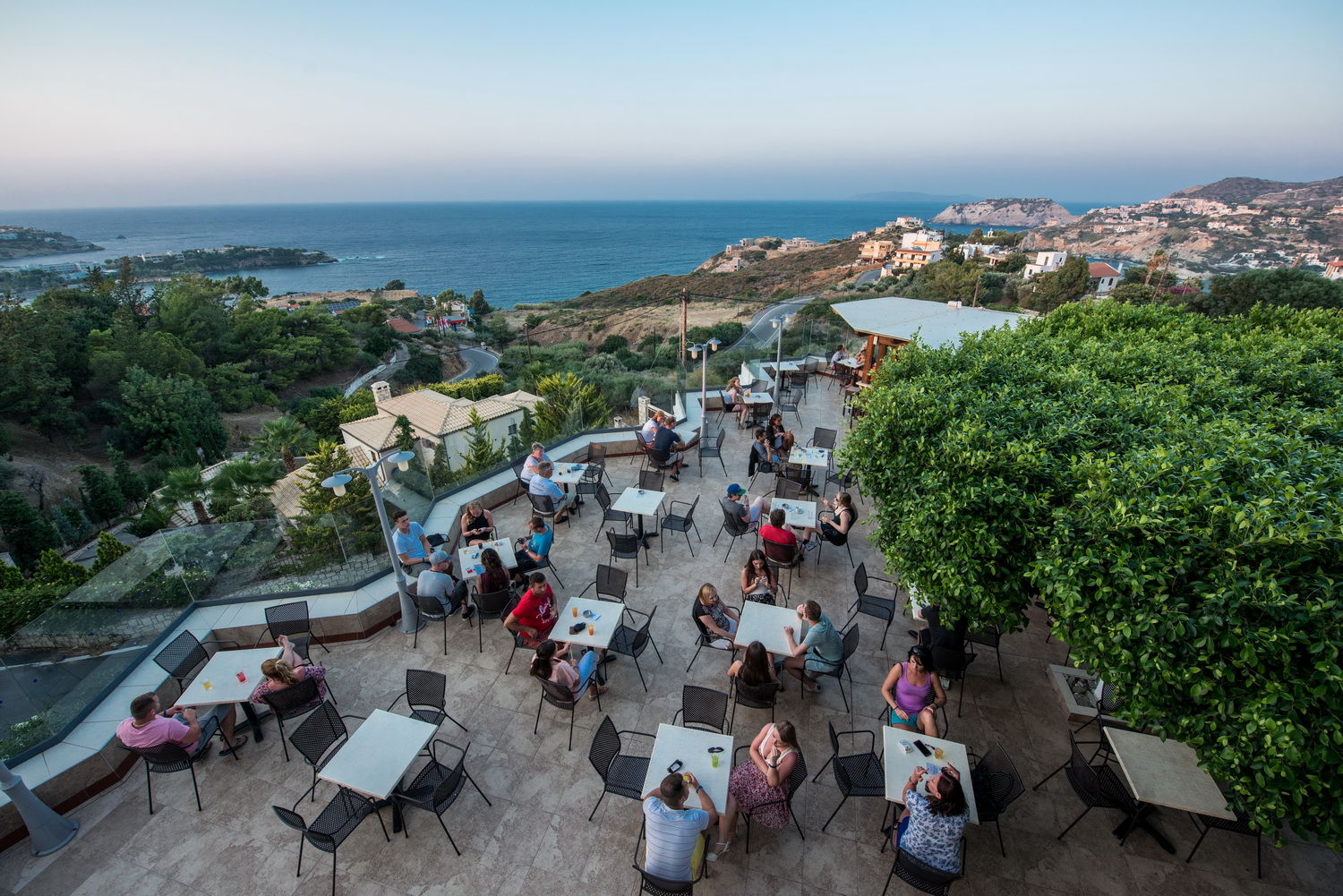Panorama Village Hotel Agia Pelagia Restaurant foto